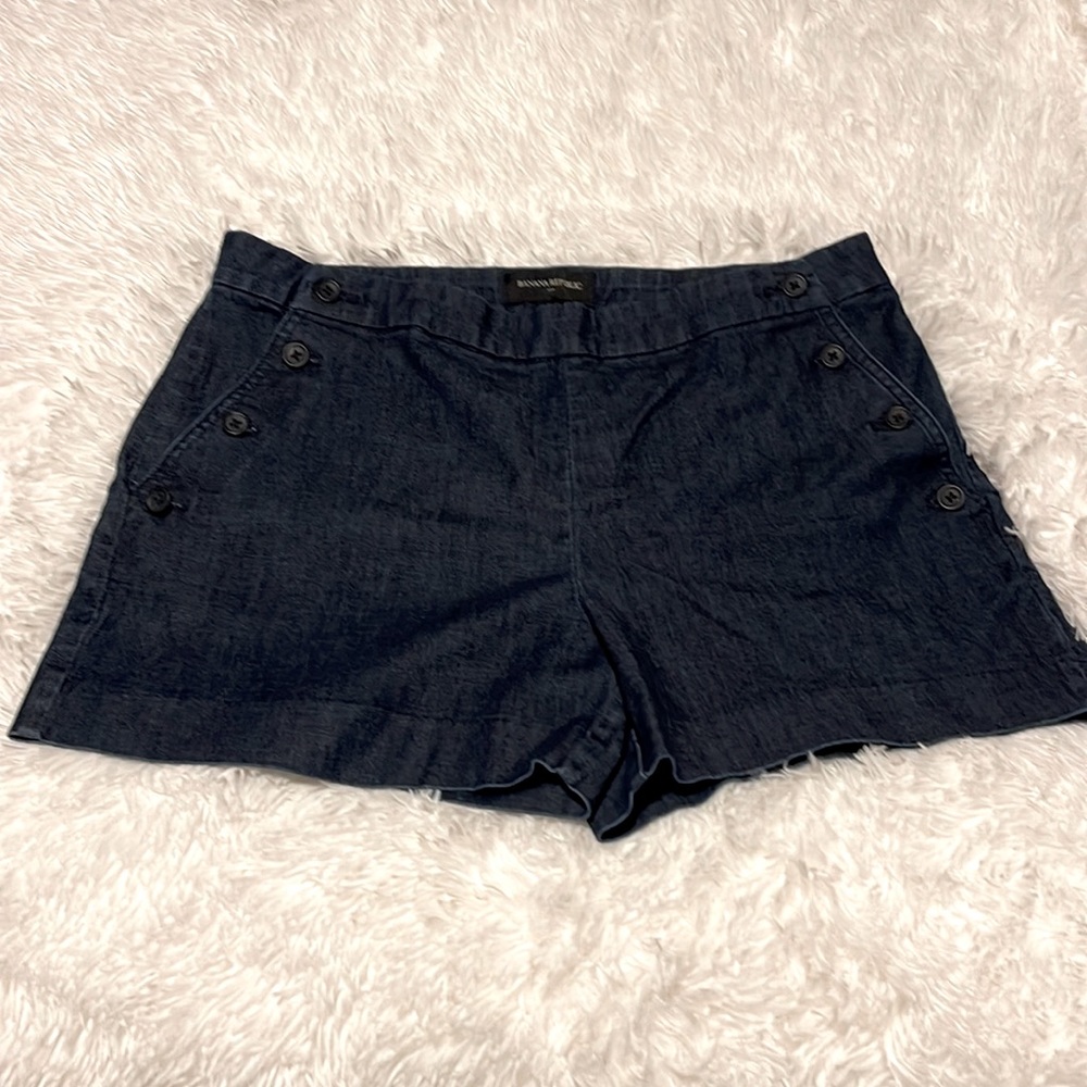 Banana republic denim side button  shorts